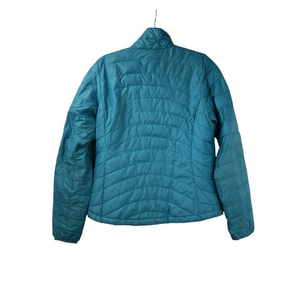 PATAGONIA Women’s Medium Down Puffer Jacket BlueFull Zip Lightweight Coat 8468F0 - Picture 2 of 16